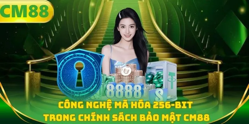 Công nghệ mã hóa 256-bit trong chính sách bảo mật CM88