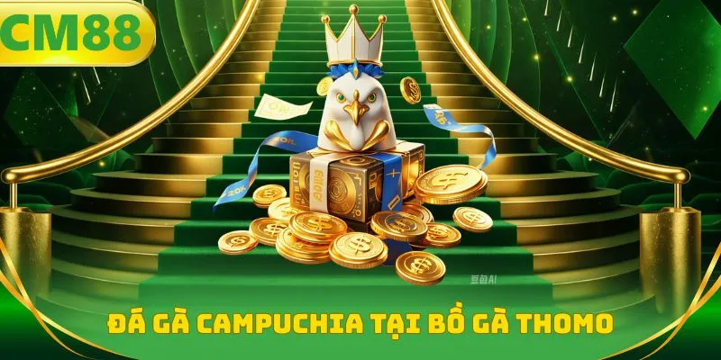 Đá gà Campuchia tại bồ gà Thomo