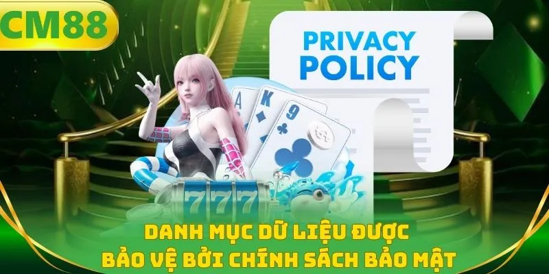 Danh mục dữ liệu được bảo vệ bởi chính sách bảo mật